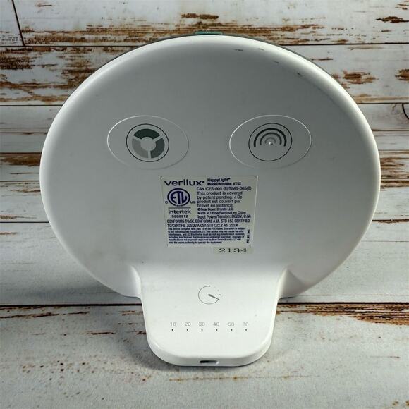 Verilux HappyLight Alba LED Therapy Lamp for Mood Support, White No Power Cord - Picture 3 of 5